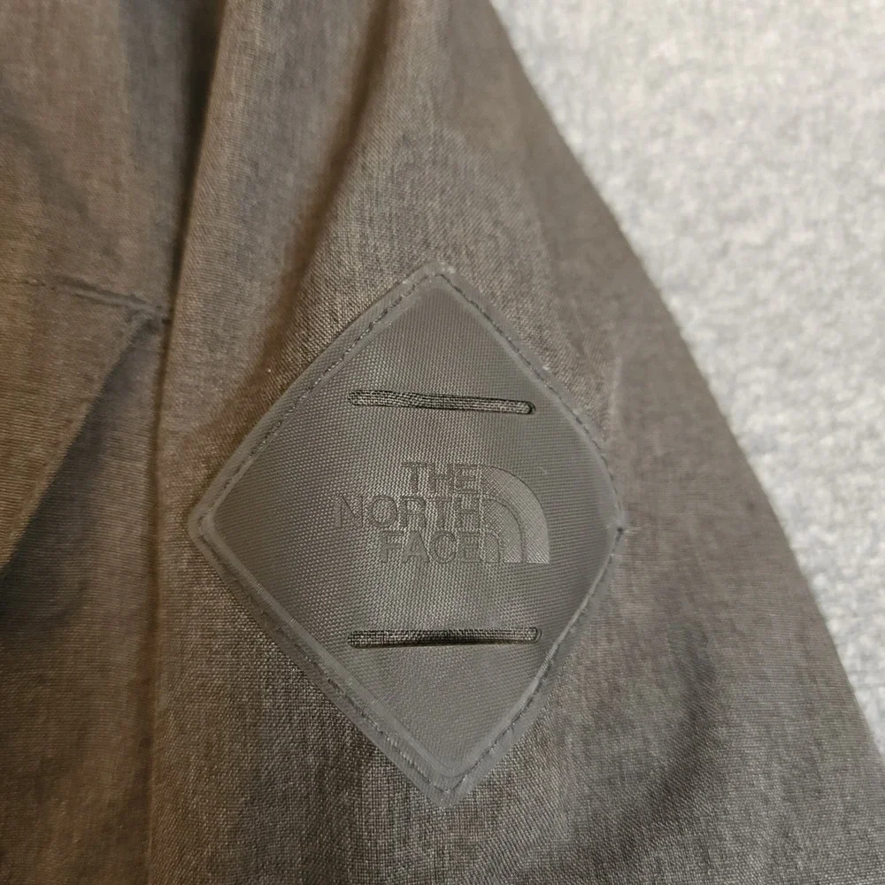 The North Face Dryvent Hooded Jacket Mens Dark Gray Outdoor Water Resistant Tech